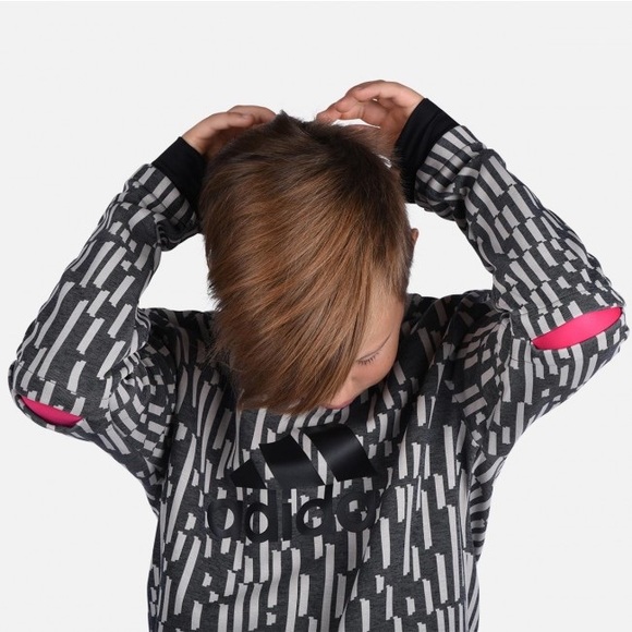 Adidas X Lego Blocks Gray Crew Neck Long Sleeve Sweatshirt - Picture 1 of 6